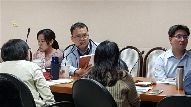 與會同仁就專利舉發之問題與講座交流。