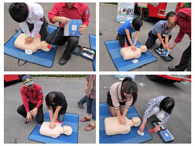 救護演練-CPR、哈姆立克法、AED操作