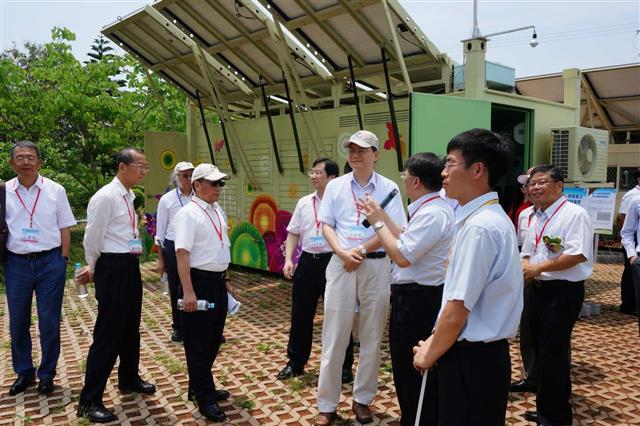 社區型再生能源暨儲電系統關鍵展品。