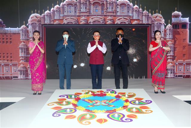 This year, the opening of the 2021 Taiwan Expo in India was held on October 27.