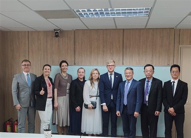 Estonian parliamentary Taiwan Friendship Group delegation visits TITA 