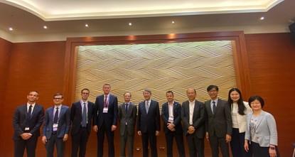 Director General Thomas Courbe of the Directorate General for Enterprise (DGE) called on Minister of Economic Affairs Jyh-Huei Kuo