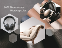 Open popup window for 80 degrees Fahrenheit thermostatic microcapsules leather applications: Armchair,Car Steering Wheel, and Headphone.(png)