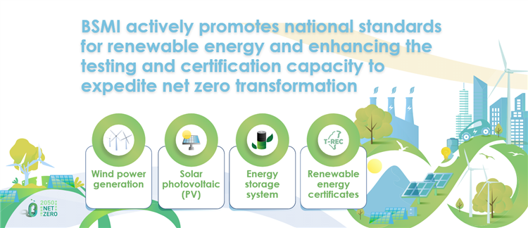 BSMI actively promotes national standards for renewable energy