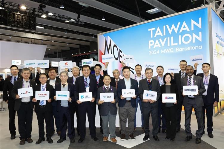 Taiwan Pavilion Shines on Global Stage at 2024 MWC, leading Taiwan's Industries into the International 5G Ecosystem