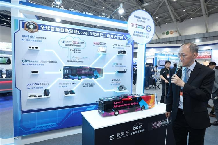 Open popup window for ARTC's Level 3 autonomous driving system integrates key players from Taiwan's smart driving sector(jpg)