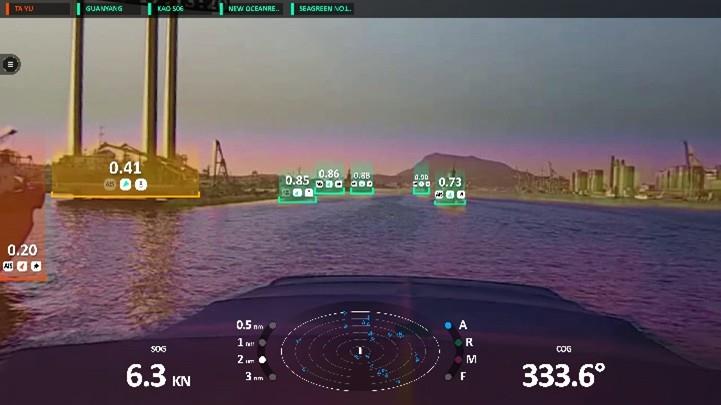 Vessel navigation leverages the fusion of thermal and visible light imaging combined with AI recognition technology