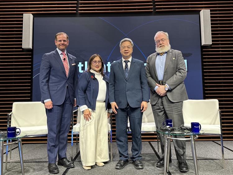 Minister Kung participated in a interview at the Atlantic Council, moderated by Director Markus Garlauskas.