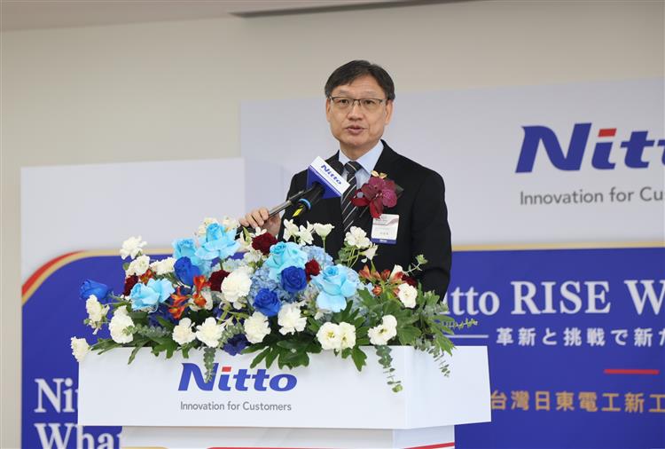 BIP Deputy Director-General Liu Chi-Chuan delivers remarks at the ceremony.