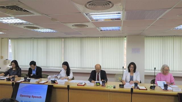 圖一、「紐西蘭水產品輸入新規定業者說明會」經濟部標準檢驗局賴副局長俊杰致詞