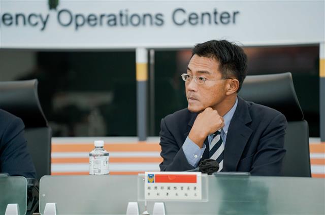 李副署長代表經濟部國際貿易署出席本次「臺越高科技救災消防研習營」結訓典禮致詞