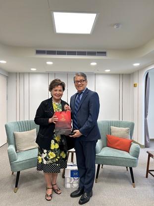 國際貿易署劉署長接見中南美經貿協會(LABC)王綉子理事長