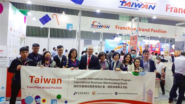 經濟部商業司帶領臺灣優質連鎖品牌參加越南連鎖加盟展