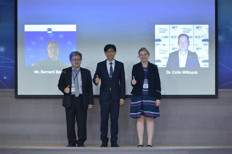 由經濟部與歐盟執委會資通訊總署於11月15日共同舉辦的「臺歐盟6G SNS聯合研討會」，擬結合臺灣及歐盟的產學研界研發能量，探討雙方未來合作方向。