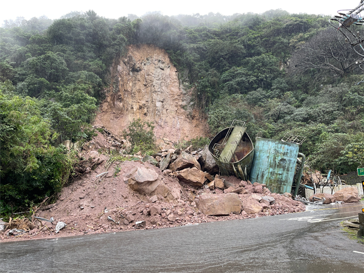 林莊淨水場遭土石崩落毀損 台水全力應變調度供水