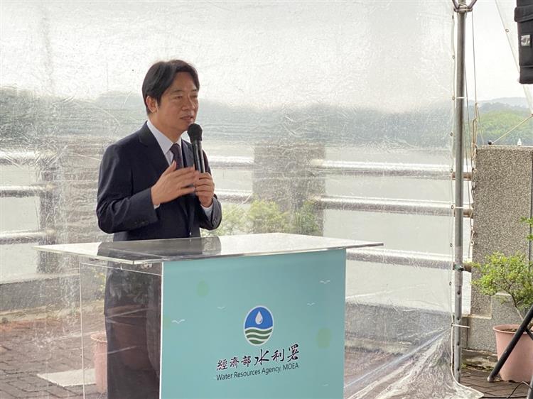 副總統視察寶二水庫 肯定前瞻建設穩定新竹民生及產業用水需求-1