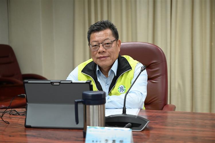 董事長李嘉榮督導小犬颱風緊急應變小組工作會議