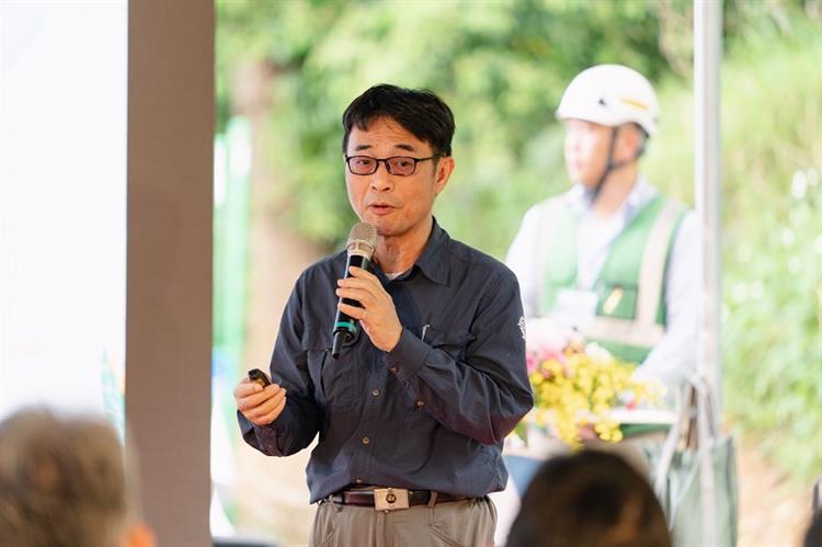 大安大甲溪聯通管工程計畫-大甲溪輸水管第3標統包工程潛盾隧道貫通典禮—莊分署長簡報