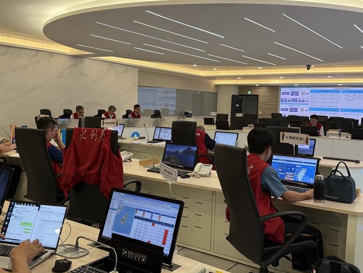 2水災中央災害應變中心將於28日13時二級開設，啟動應變作業