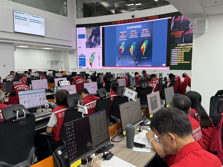 2西南氣流挾帶強降雨 中央災害應變中心籲持續戒備 加強應變作為