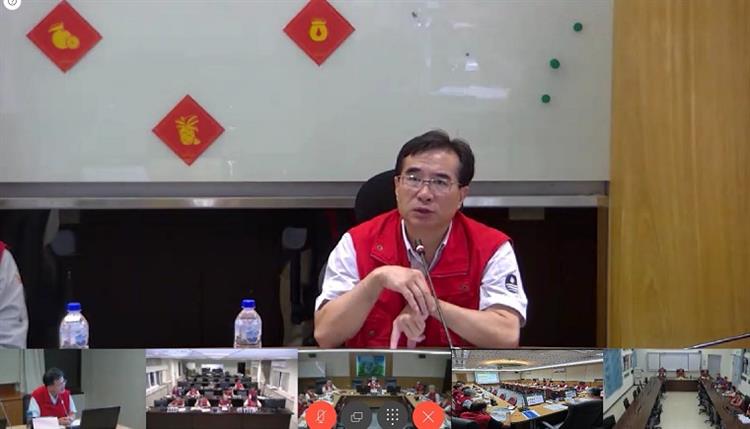2水利署長林元鵬召開防汛整備視訊會議，盤點馬太鞍溪整備應變工作