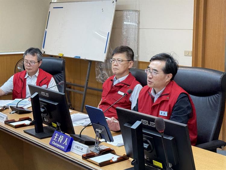 2.水利署長林元鵬主持旱災水利署災害緊急應變小組第3次工作會議