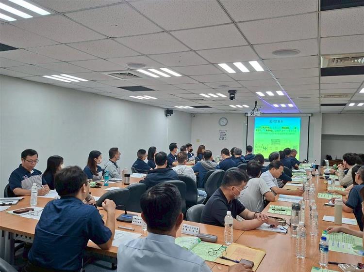 台糖高雄分公司今(18)日舉辦綠能廉政講習。