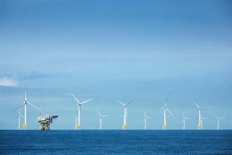 離岸風場及海上變電站 (照片由沃旭能源提供)