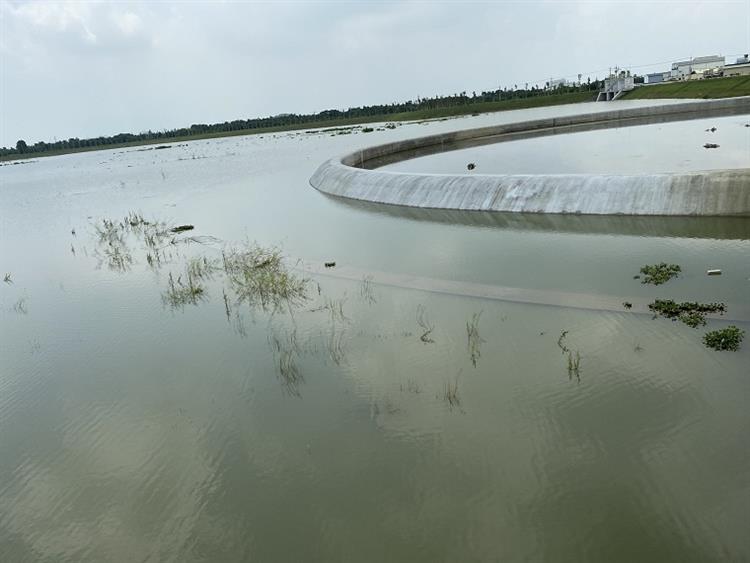 安順寮排水滯洪池工程完工後，可改善安定區水患威脅2