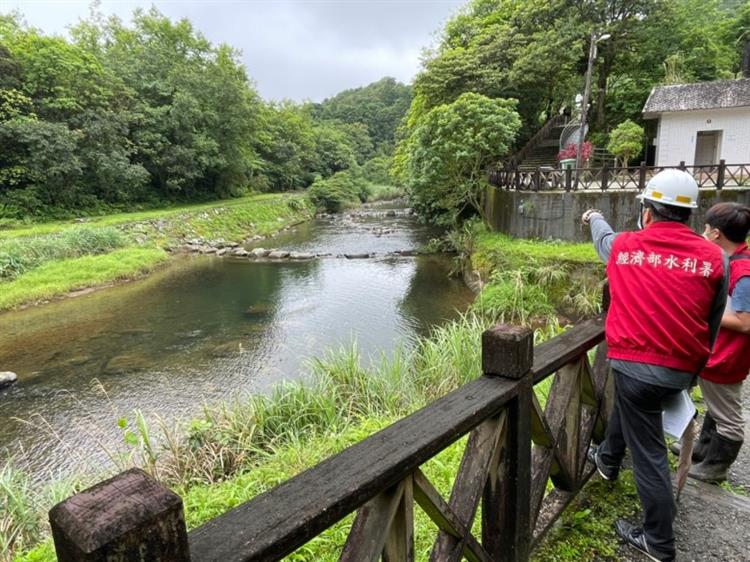 因應週五鋒面來臨 經濟部提高警覺做好準備-水利建造物再抽查(5月9日北勢溪)