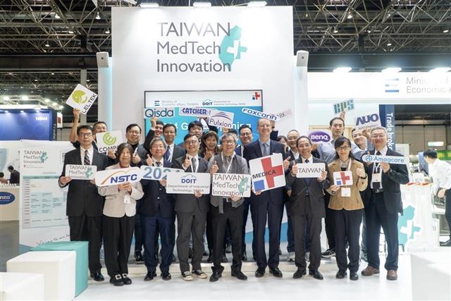 「Taiwan MedTech Innovation Pavilion」（臺灣創新技術專館），整合仁寶、達擎、鴻海、佳世達等11家國內醫材大廠