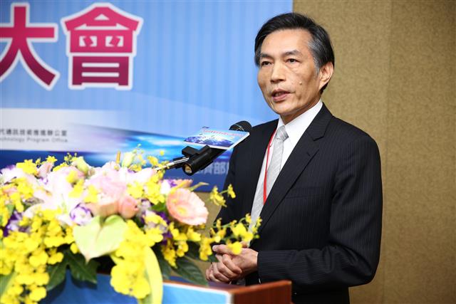 獲選擔任台灣資通產業標準協會第一任理事長 華碩電腦副董事長兼總裁曾鏘聲先生致詞。