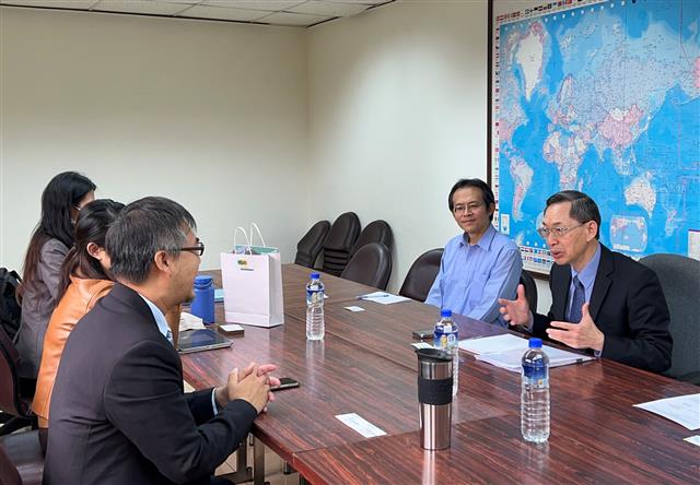 陳處長接見國際氣候發展智庫趙執行長恭岳及地方政府永續發展理事會楊主任宜升