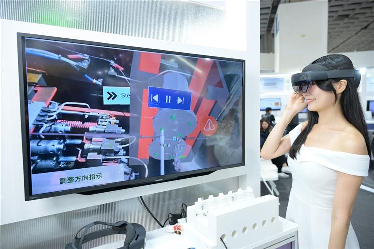 開啟彈跳視窗，連結到金屬中心研發「5G AIoT扣件解決方案」，整合5G O-RAN專頻專網。(jpg檔)