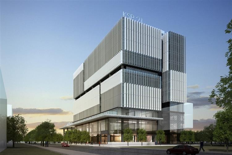 The simulated diagram of Asia Bay Smart Technology Building.