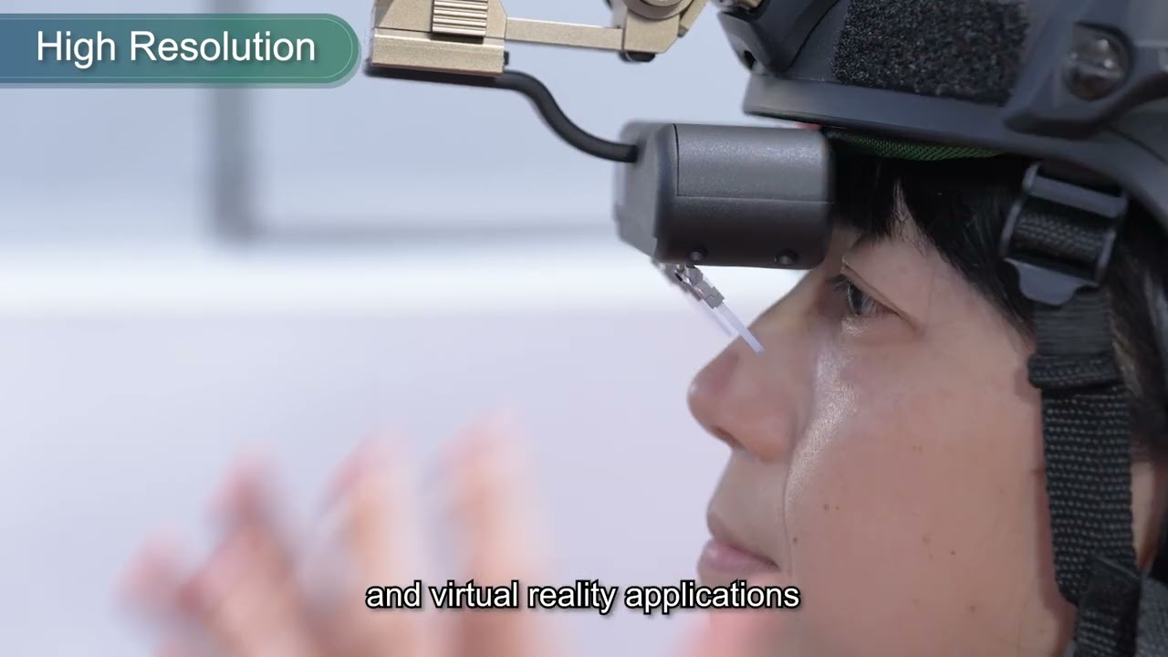 High Resolution Full-Color Micro LED Display Video