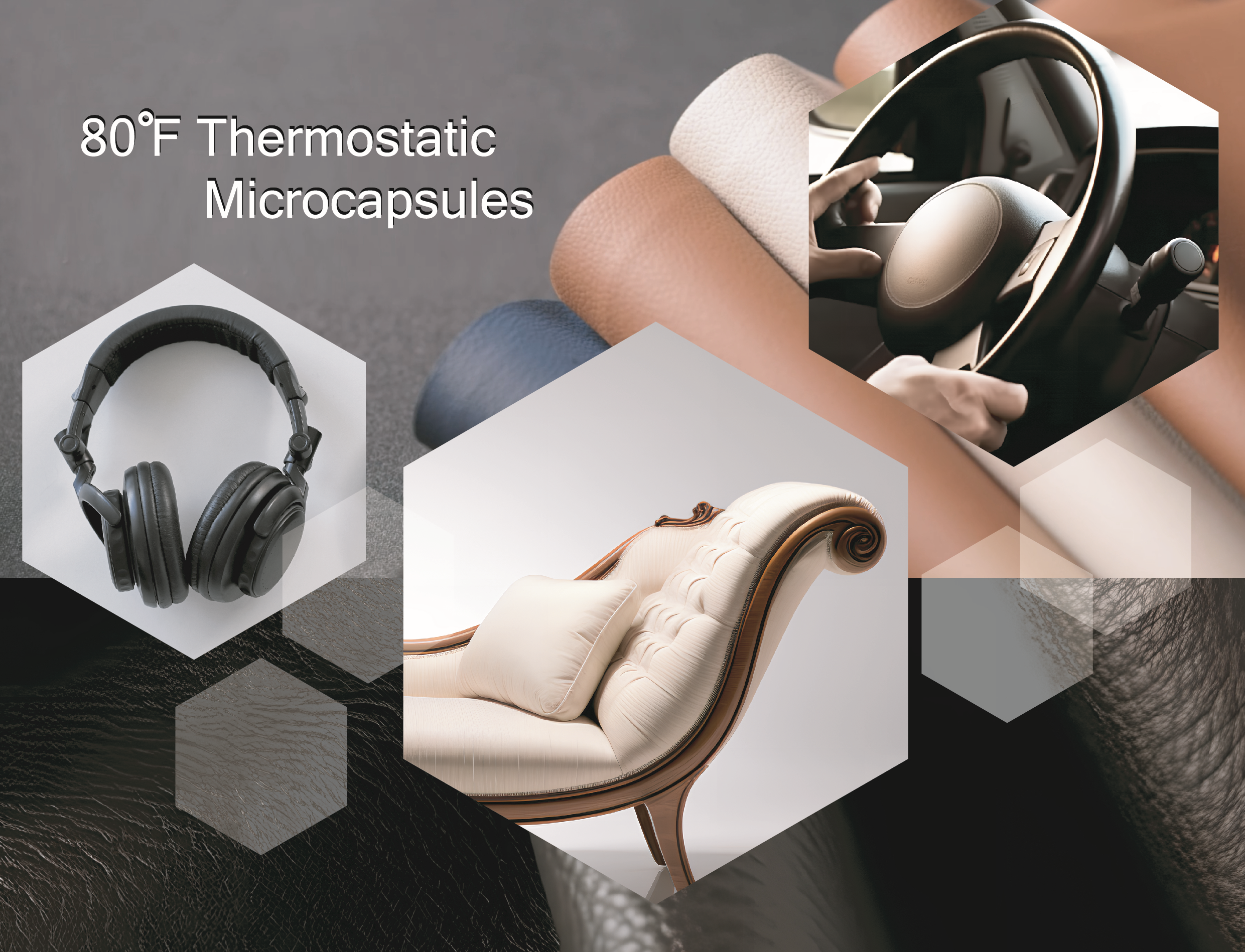 80°F Thermostatic Microcapsules Ultra-fine Fiber Leather