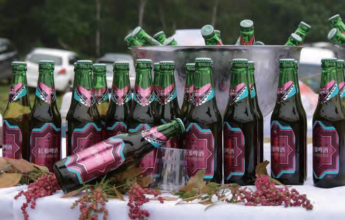由台啤烏日廠生產的屏東原鄉紅藜啤酒成了產業擴大的關鍵