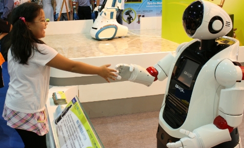2009台北國際機器人展首次展出靈活手掌