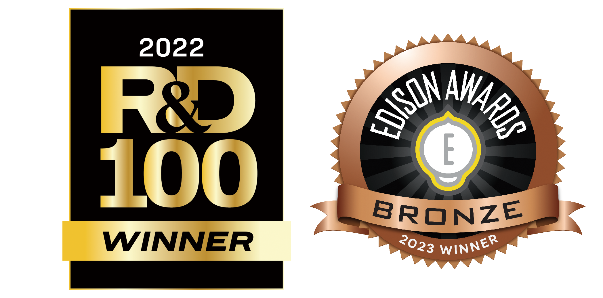 2022年全球百大科技研發獎(R&D 100 Awards)和2023年美國愛迪生獎(Edison Awards)銅獎