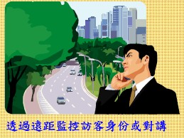 透過遠距鹽控訪客身份或對講