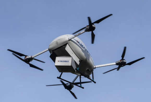 圖1 MANNA Drone Delivery物流用無人機