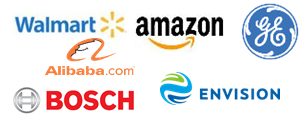 Walmart, Amazon, Alibaba, Bosch, GE, Envision