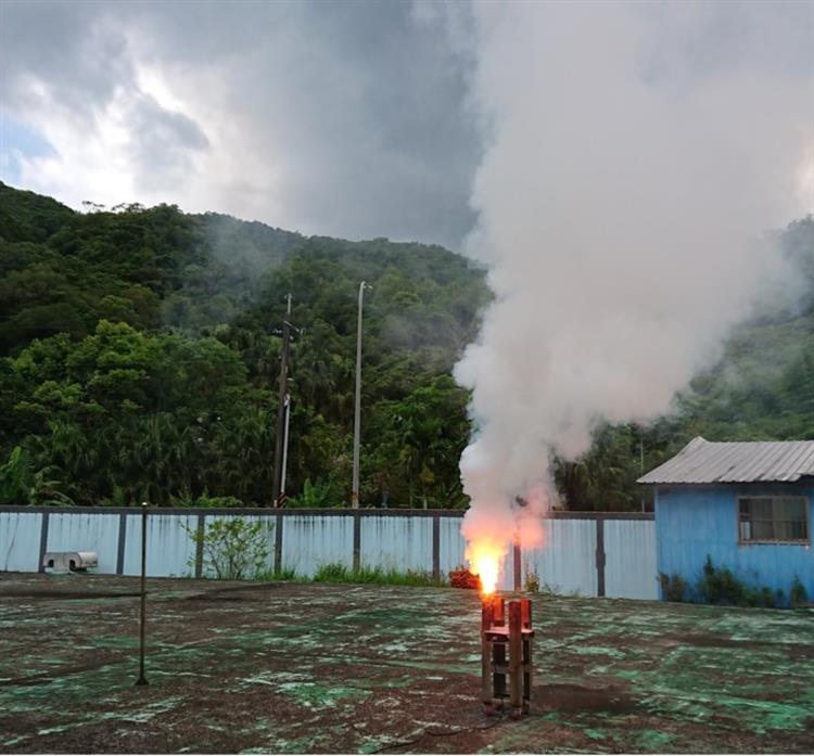 水利署再調度增雨設備至貢寮淨水廠  藉以促進基隆地區增雨效能