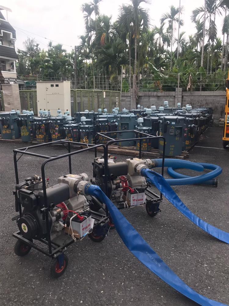 台電今（3）日已成立軒嵐諾颱風緊急應變小組全力戒備，並完成防災設備及備料盤點。