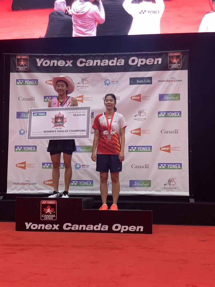 台電宋碩芸在加拿大羽球公開賽奪得女單亞軍，寫下個人在超級賽最佳成績。