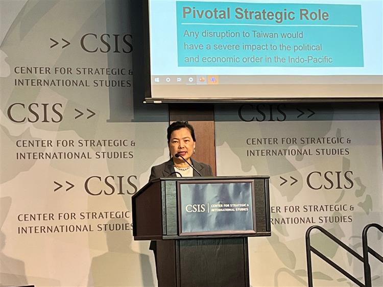 經濟部王美花部長應美國智庫戰略暨國際研究中心（CSIS）照片