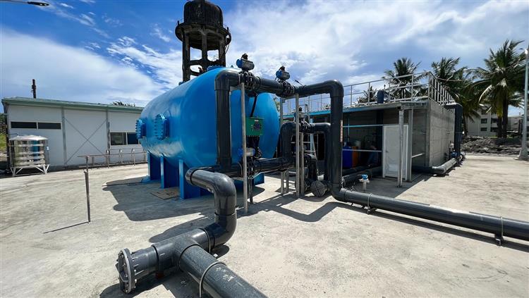 林邊伏流水下游自來水啟用 東港林邊等鄉鎮供水無虞-林邊淨水場應急供水工程