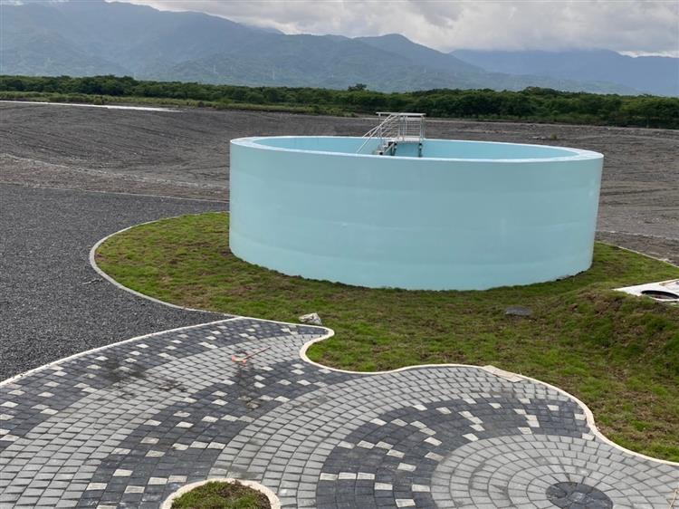 林邊伏流水下游自來水啟用 東港林邊等鄉鎮供水無虞-林邊伏流水集水井