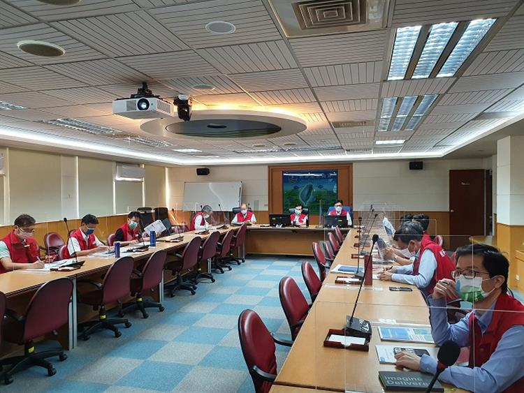 第22號颱風奈格可能影響台灣 水利署長賴建信邀集各河川局、水資源局召開視訊會議隨時_3